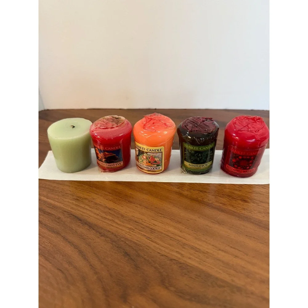 Yankee Candle Samplers Votive Gift Set 5 Pack Holiday Christmas Scents 1170815